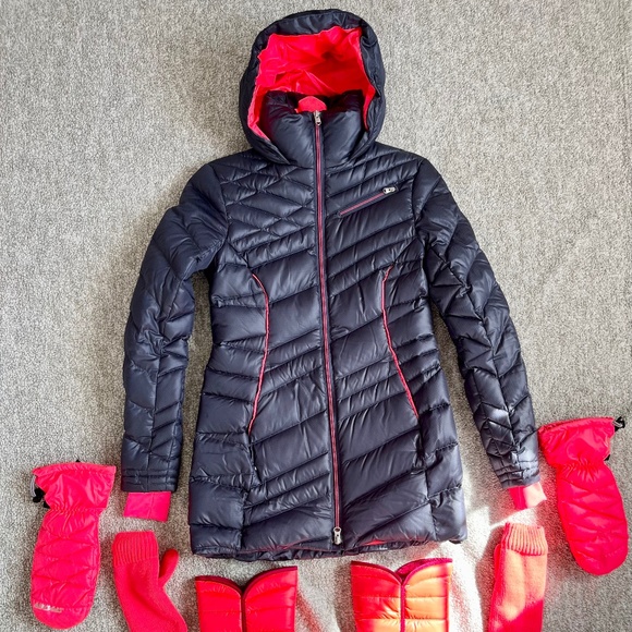 Spyder Down Jacket Like New with Matching Set - Picture 1 of 12